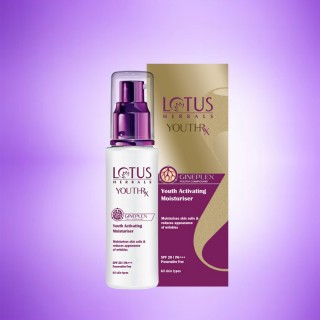 Lotus Herbals YouthRx Youth Activating Moisturiser SPF 20 PA+++, 50ml
